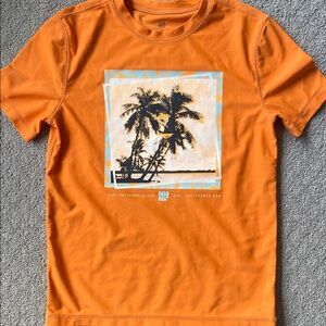 Rashguard Orange Graphic Kids T-Shirt
